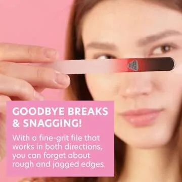 Bona Fide Beauty Czech Glass Nail File - Elegant and Durable