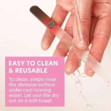 Bona Fide Beauty Czech Glass Nail File - Elegant and Durable