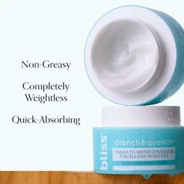 Bliss Drench & Quench Lightweight Hyaluronic Moisturizer