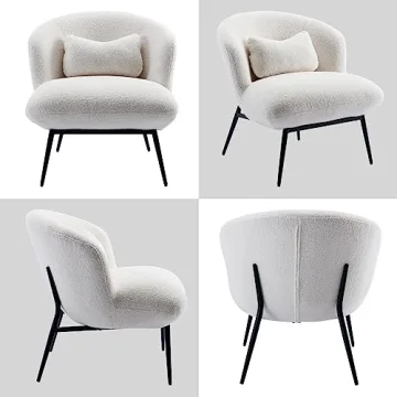 DUOMAY Stylish Accent Chairs Set of 2 for Modern Living