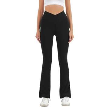HEGALY Women's Flare Yoga Pants for Comfort & Style
