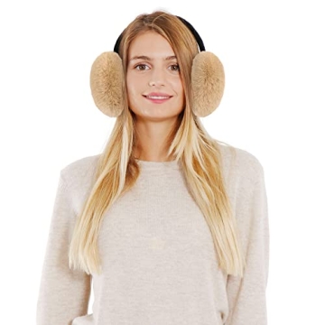 Simplicity Furry Winter Ear Warmers - Foldable Earmuffs