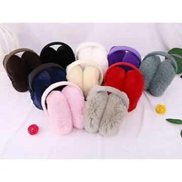 Simplicity Furry Winter Ear Warmers - Foldable Earmuffs