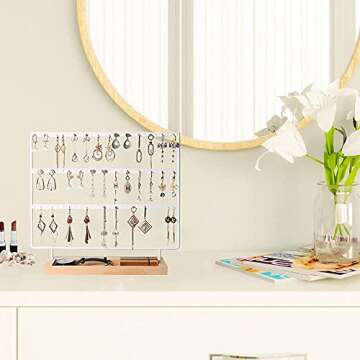 Sovia Earring Organizer - 3-Tier Jewelry Holder Stand