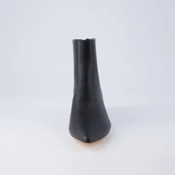 CUSHIONAIRE Women's Barbi Kitten Heel Bootie in Black