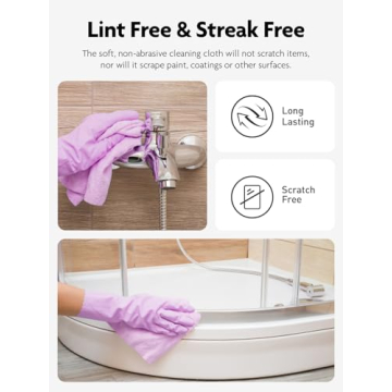 Versatile Microfiber Cleaning Cloth Roll - 75 Pack