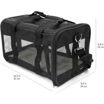Premium Pet Travel Carrier for Safe Journeys