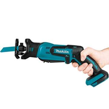 Makita XRJ01Z 18-Volt LXT Lithium-Ion Cordless Compact Reciprocating Saw (Tool Only, No Battery), Ba...