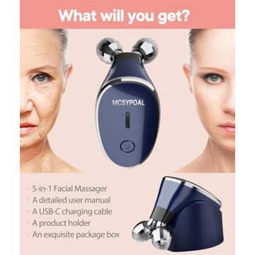 MCSYPOAL Microcurrent Facial Massager for Radiant Skin