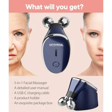 MCSYPOAL Microcurrent Facial Massager for Radiant Skin