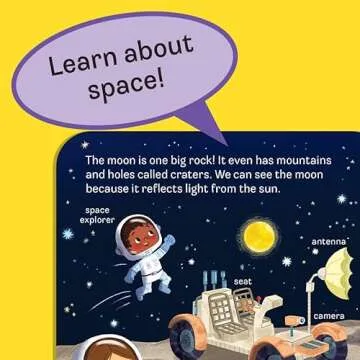 Peek-a-Flap Space Children's Lift-a-Flap Board Book - Planets, Solar System, Outer Space, Rockets & More