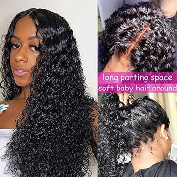 Pizazz Curly Lace Front Wig 180% Density Brazilian Hair