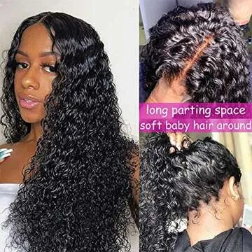 Pizazz Curly Lace Front Wig 180% Density Brazilian Hair