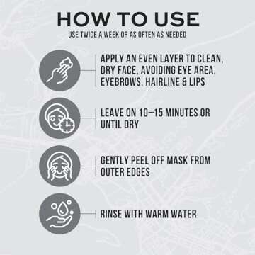 Freeman 4 Count Exotic Blends Face Mask Variety Set, Includes Clay, Peel-Off, Gel, & Cream Facial Masks, Skincare for Women, Face Mask Essentials Kit, Hydrating, Soothing, & Purifying, Cruelty-Free