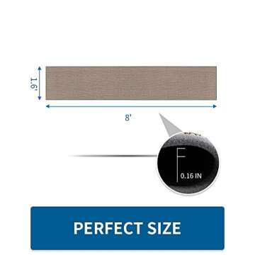 Kitchen-Runner Rugs 1.6' x 8' Non Skid Washable Hallway Runner-Rugs, Kitchen Runner Rugs and mats fo...