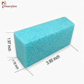 Maryton Pumice Sponge for Feet - Ultimate Callus Remover & Scrubber (Bulk Pack of 4 Assorted Colors)