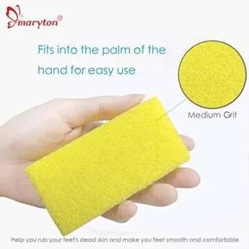 Maryton Pumice Sponge for Smooth Feet and Pedicure Care