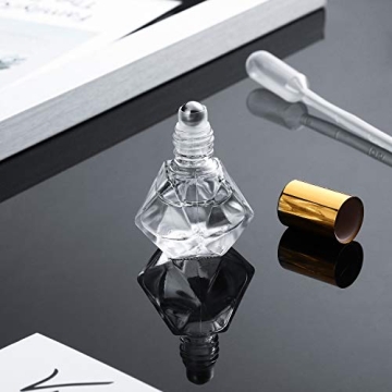 DIY Essential Oil Roller Bottle Set with Droppers (12 Pcs)