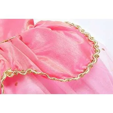 ReliBeauty Girls Princess Dress, 4T, Pink Costume