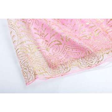 ReliBeauty Girls Princess Dress, 4T, Pink Costume