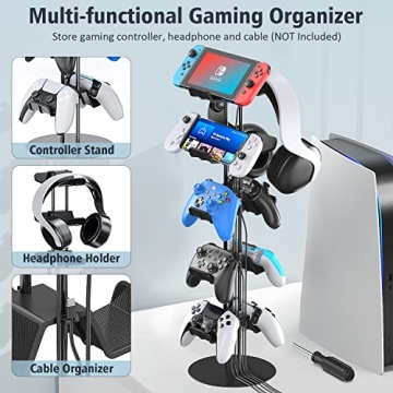 Kytok 5 Tier Headset & Controller Holder for Gamers