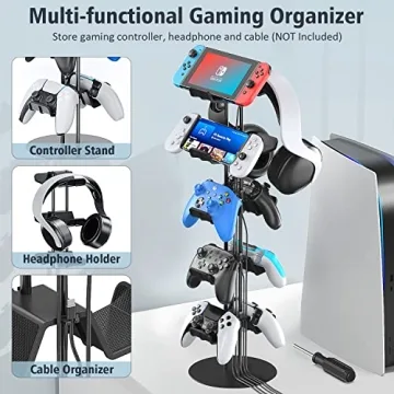 Kytok 5 Tier Headset & Controller Holder for Gamers