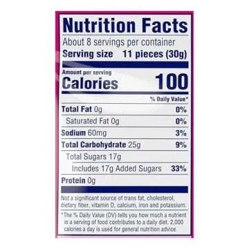 SweeTARTS Rope Bites Candy - Mixed Fruit, 8 Ounce Bag