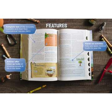Engaging NIV Adventure Bible for Kids - Full Color, Thumb Indexed