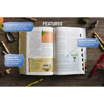 Engaging NIV Adventure Bible for Kids - Full Color, Thumb Indexed