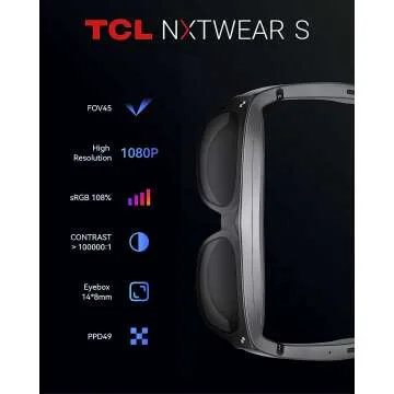RayNeo AR Glasses - TCL NXTWEAR S with 201" Display