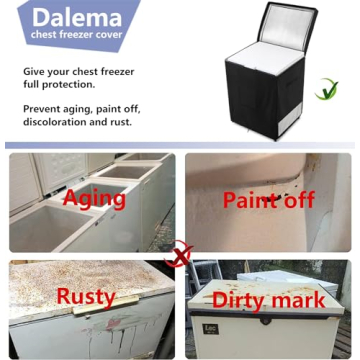 Heavy Duty Outdoor Freezer Cover - 100% Waterproof