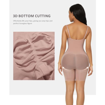FeelinGirl Bodysuit High Waist Shapewear Butt Lifter