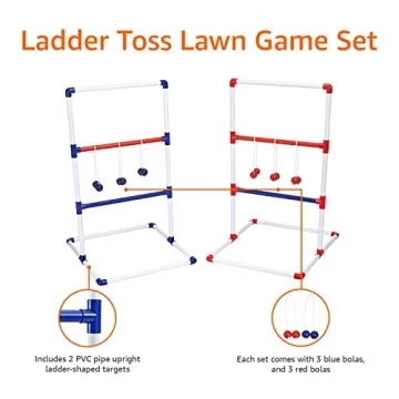 Amazon Basics Ladder Toss Game Set Fun for All Ages
