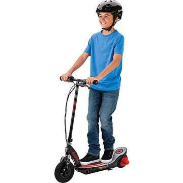 Razor Power Core E100 Electric Scooter - Aluminum Deck - Red - FFP