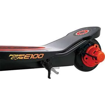 Razor Power Core E100 Electric Scooter - Aluminum Deck - Red - FFP