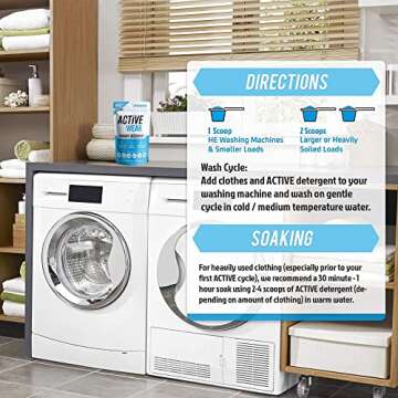 Active Wear Laundry Detergent - Powerful Odor Remover Bundle