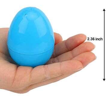 YEAHBEER 100 Pack Prefilled Plastic Easter Eggs with Different Kinds of Little Toys,for Easter Theme Party Favor,Basket Stuffers Fillers, Eggs Hunt