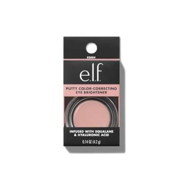 e.l.f. Putty Color-Correcting Eye Brightener, Under-eye Brightener & Primer Reduces Appearance Of Dark Circles, Vegan & Cruelty-Free, Fair
