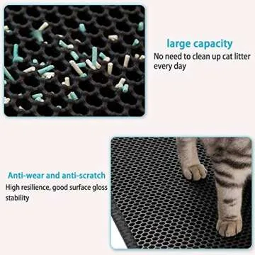 Kaxionage Cat Litter Mat - Easy Clean Solution