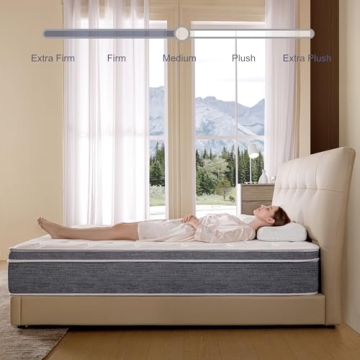 Acochey 10 Inch Queen Mattress - Comfort & Support in a Box