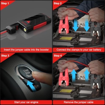 NEXPOW Portable Jump Starter for Cars and Trucks