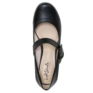 LifeStride Women's ROZZ Shoe for Comfort and Style in Black