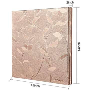 barsone Photo Picture Album 4x6 600 Photos, Large Capacity Wedding Family Anniversary Memo Photo Alb...