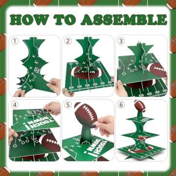 FRIDAY NIGHT Super Bowl Party Cupcake Stand for Celebrations