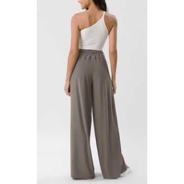 Lightweight ODODOS Flowy Pants for Women with Pockets