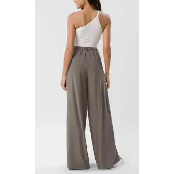 Lightweight ODODOS Flowy Pants for Women with Pockets