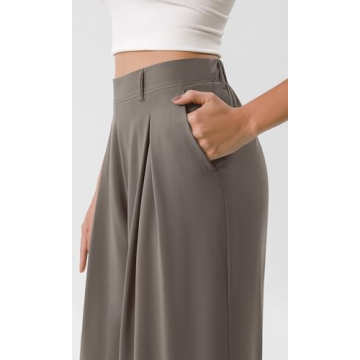 Lightweight ODODOS Flowy Pants for Women with Pockets