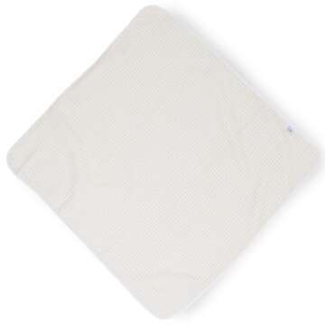 Little Unicorn Premium Infant Hooded Bath Towel - Tan Gingham