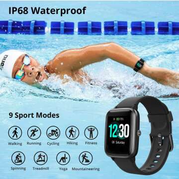 Fitpolo Smartwatch: Affordable Waterproof Activity Tracker