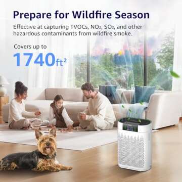 KNKA HEPA Air Purifier for Home - Smart, Silent & Efficient
